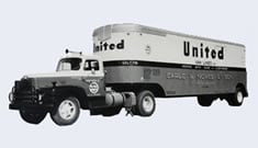 old united van line moving truck